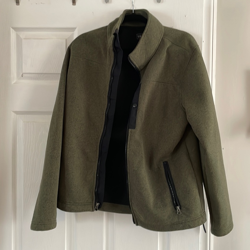 Men’s L.L.Bean Sweater Fleece Full-Zip Overlay Jacket